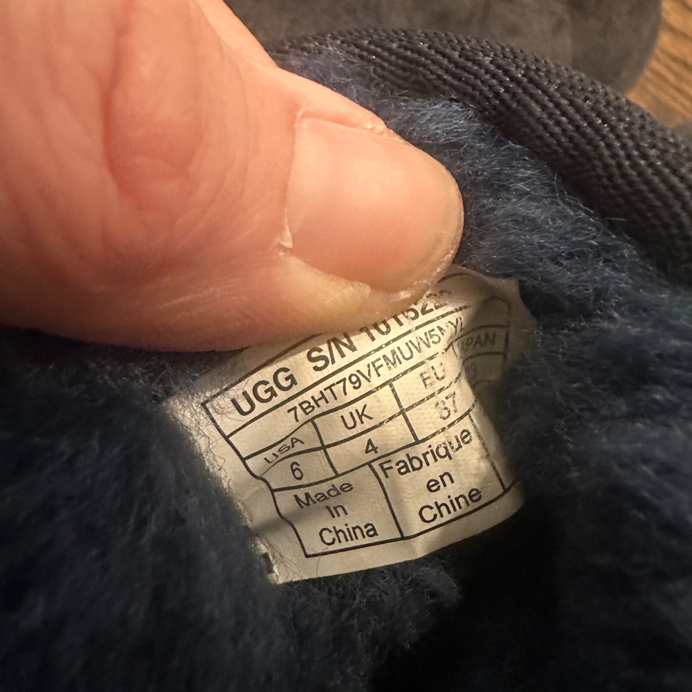 Navy blue Uggs size 6 - Picture 5 of 5